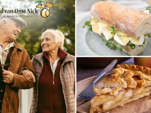 Wandelarrangement + warme drank + gebak + lunch bij Eiland van Ome Nick