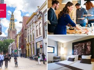 Overnachting voor 2 + ontbijt in hartje Groningen