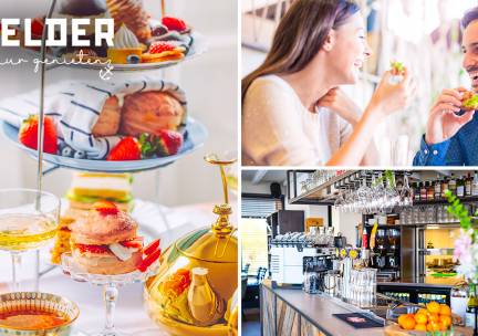 High tea bij Restaurant Helder