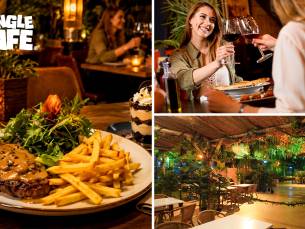 3-gangen keuzediner in junglesfeer bij Jungle CafÃ©