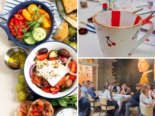 Workshop naar keuze (3 uur) + Mediterrane hapjes + onbeperkt drankjes