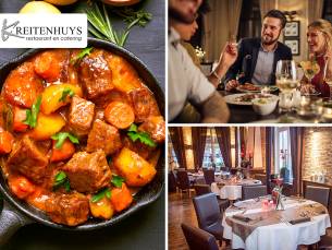 3-gangen keuzediner bij Restaurant Het Kreitenhuys