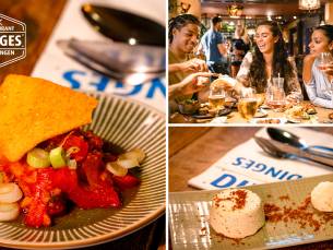 4 rondes tapas incl. 1 bijgerecht bij Restaurant Dinges