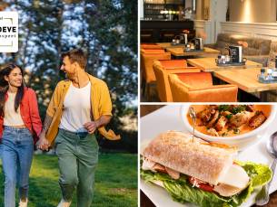 Wandelarrangement: warme drank + gebak en lunch bij Brasserie 14