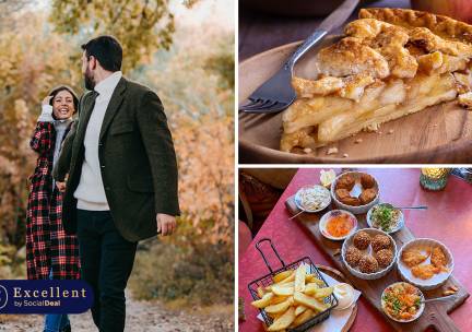 Wandelarrangement + warme drank + gebak + borrelplank bij Restaurant Café Modern