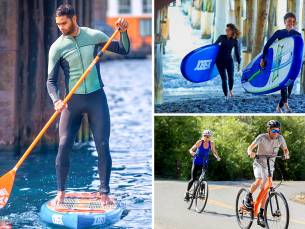 Huur sup board of SUB bike (3 of 6 uur)