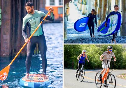 Huur sup board of SUB bike (3 of 6 uur)