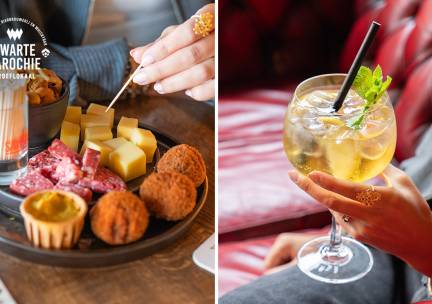 Cocktailproeverij + borrelplank bij Proeflokaal Zwarte Parochie