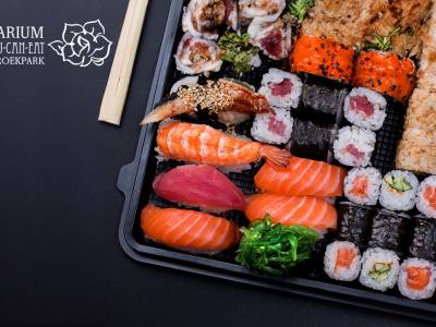 Sushibox (20, 30, 40 of 50 stuks) voor afhaal bij Rosarium Westbroekpark