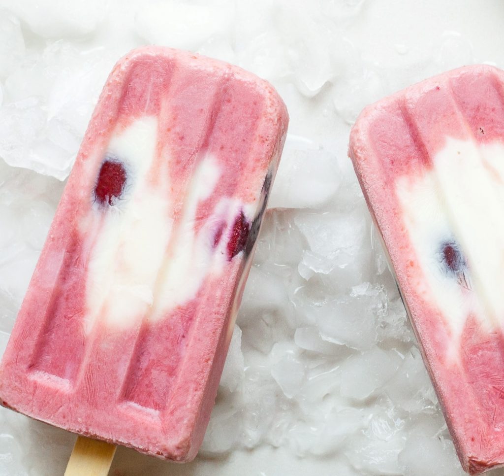 Danone yogurt ice lollies