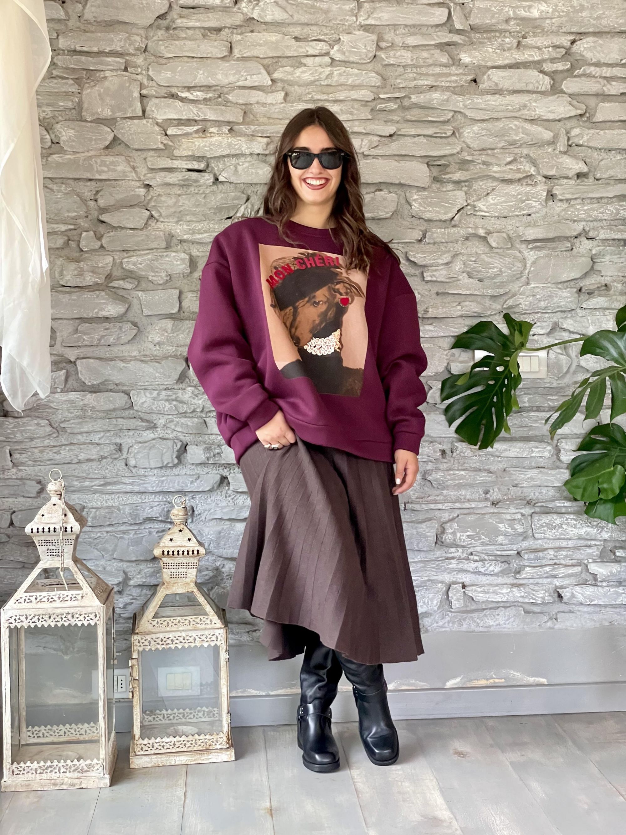 SUSY MIX - GONNA PLISSE' MORO ART. 31393