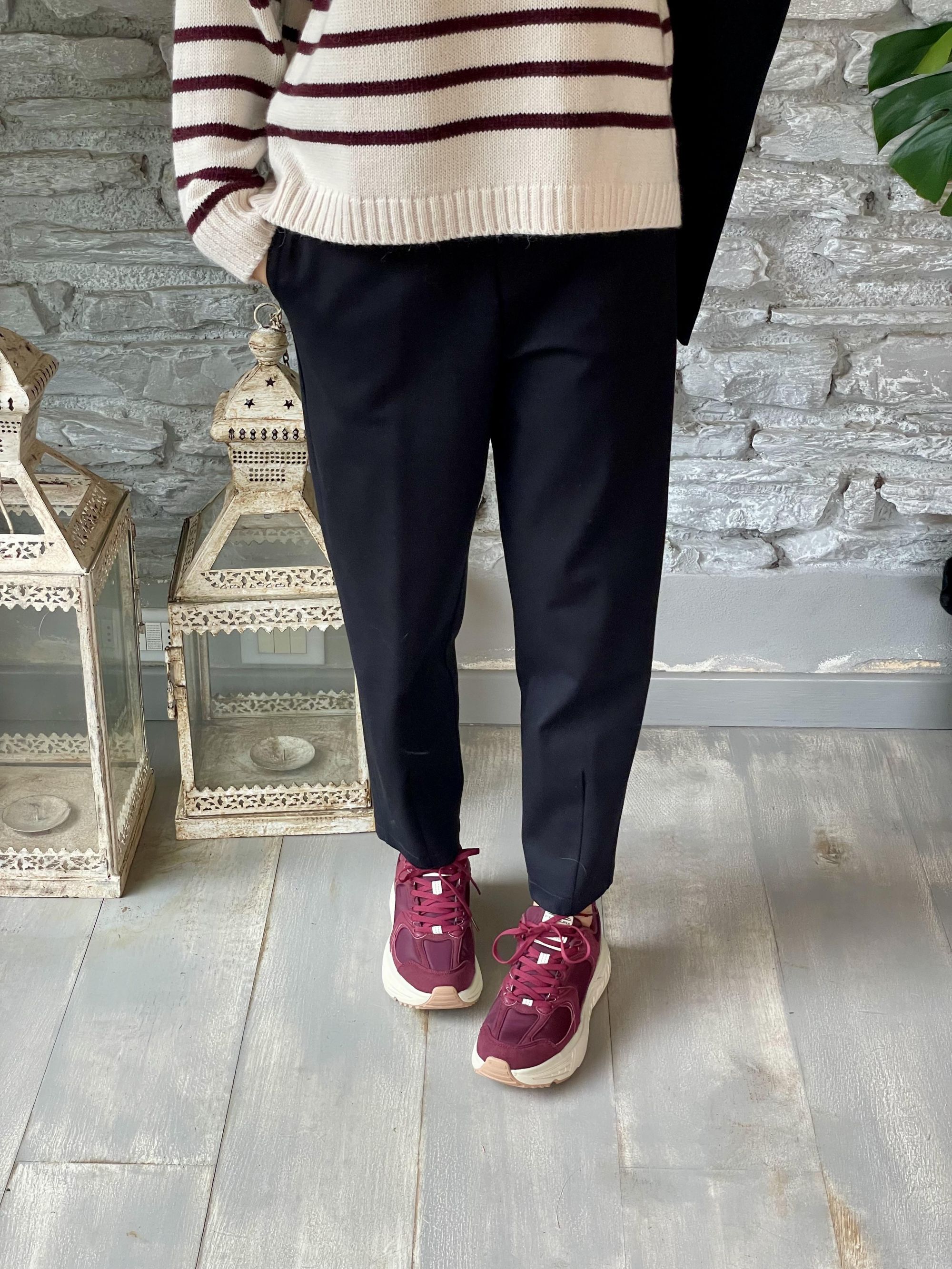 SUSY MIX - COMPLETO GIACCA E PANTALONE NERO PUNTO MILANO ART. SM073A