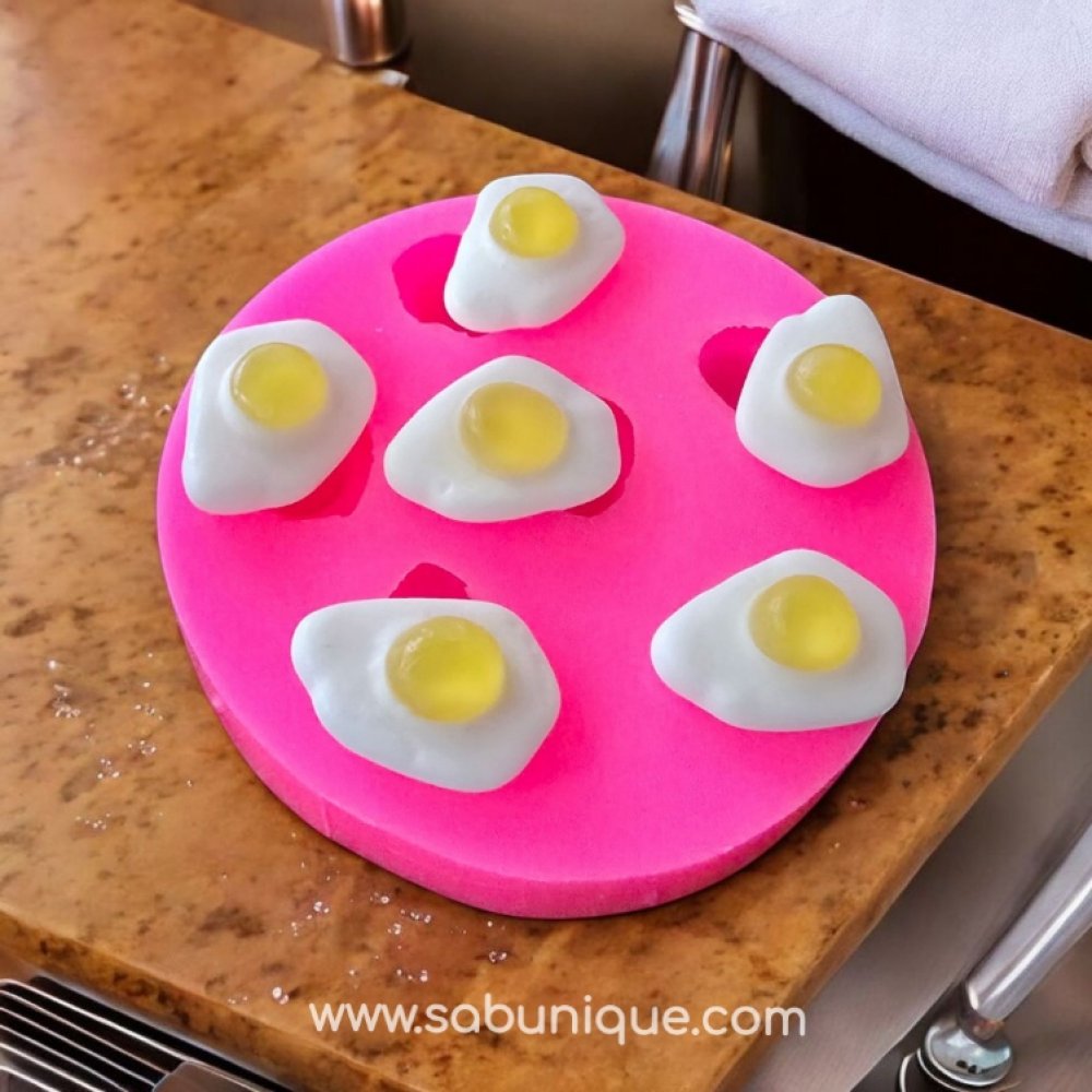 Çoklu Minik Sahanda Yumurtalar Silikon Kalıbı