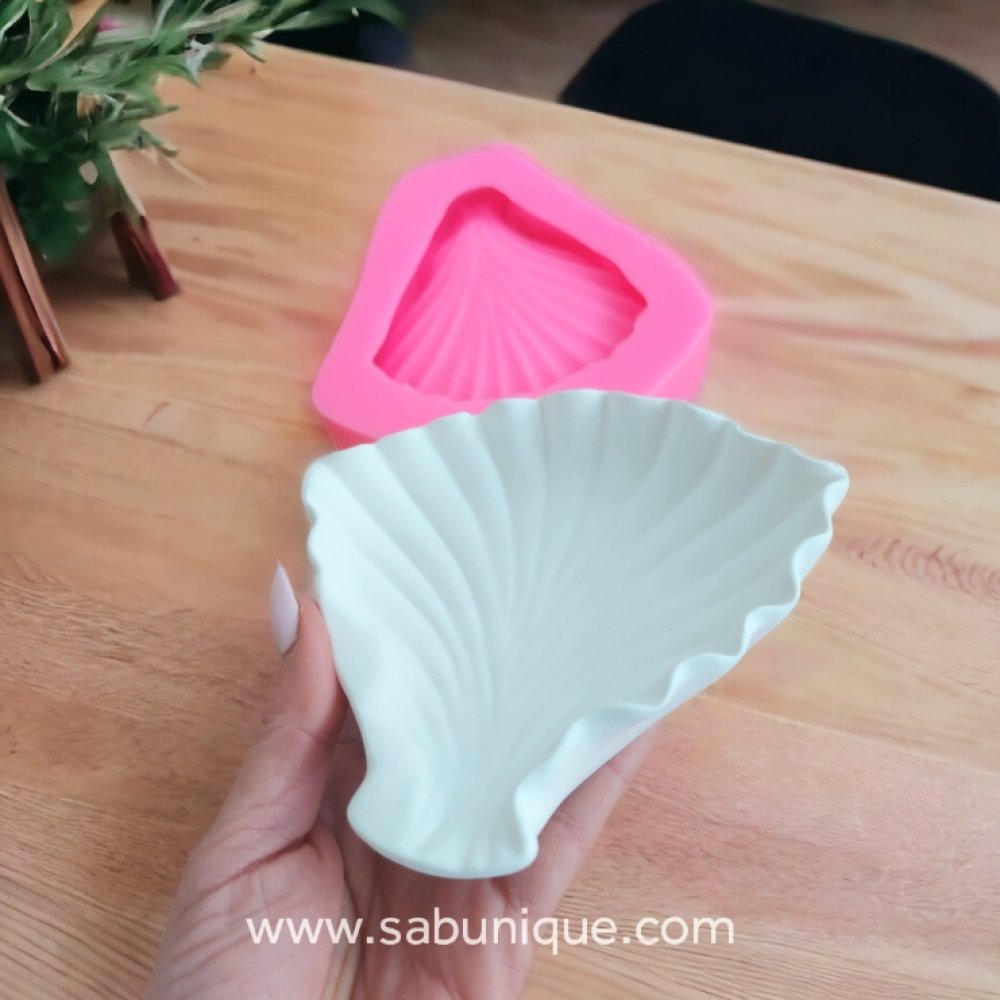 CS - Deniz Kabuğu Sunum Tabağı Silikon Kalıbı