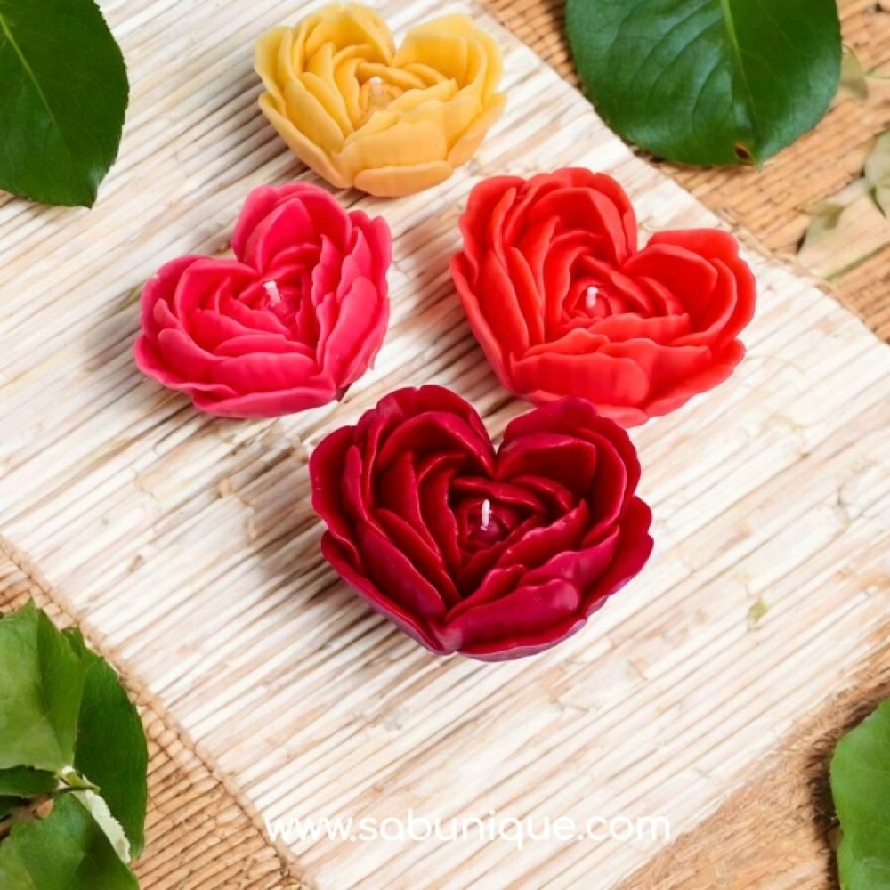 Aşk Gülü Silikon Kalıbı