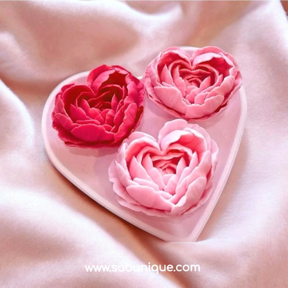 Aşk Gülü Silikon Kalıbı