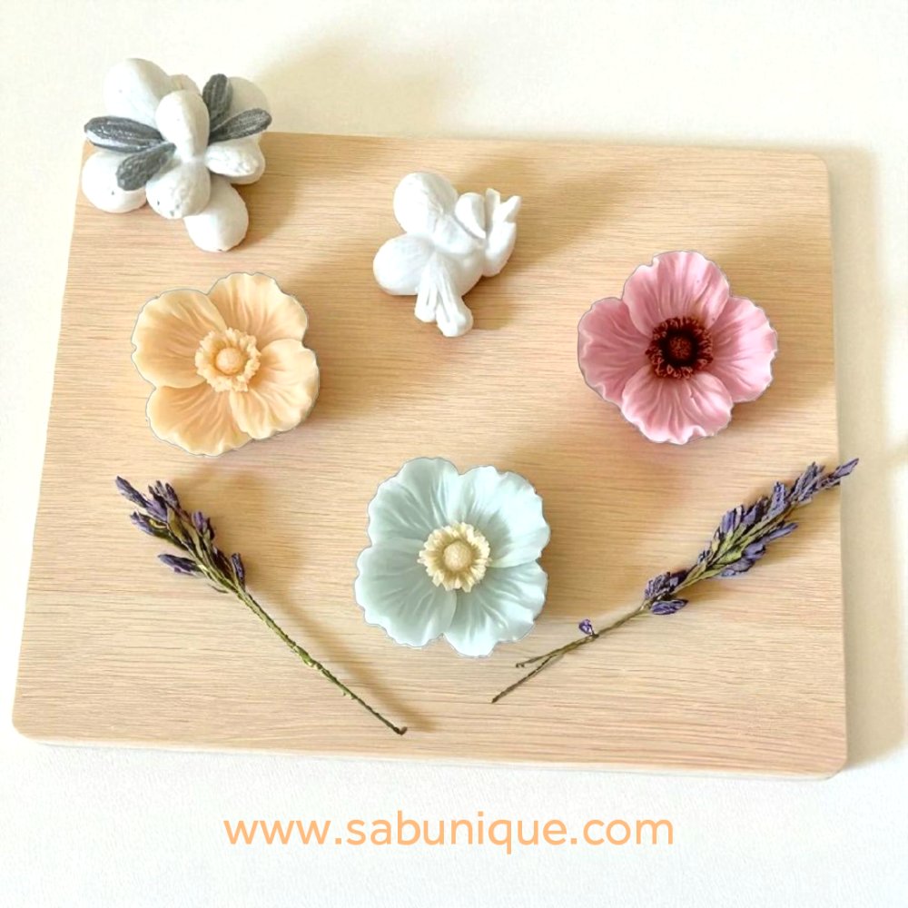 Gelincik Anemon Çiçeği Silikon Kalıbı