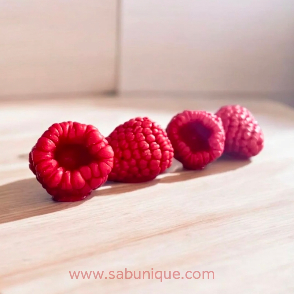 Altılı iri Ahududu ( Frambuaz  ) Silikon Kalıbı