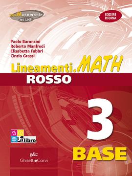 Lineamenti.math ROSSO vol 3 BASE