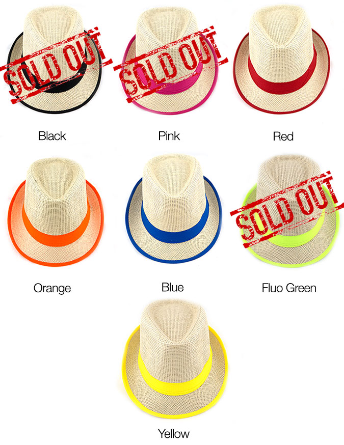 Colorful Unisex Straw Hats Gosawa Beirut Deal