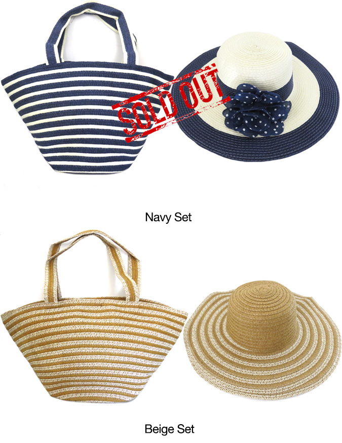 Straw Beach Bag and Hat Set Gosawa Beirut Deal