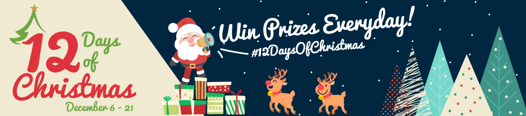 12 Days of Christmas Giveaways