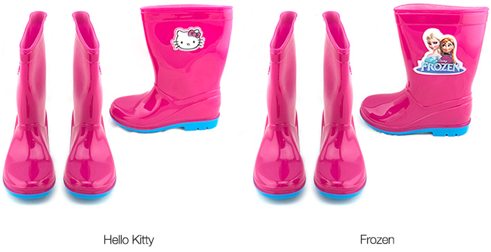 Frozen / Hello Kitty Kids Rain Boots