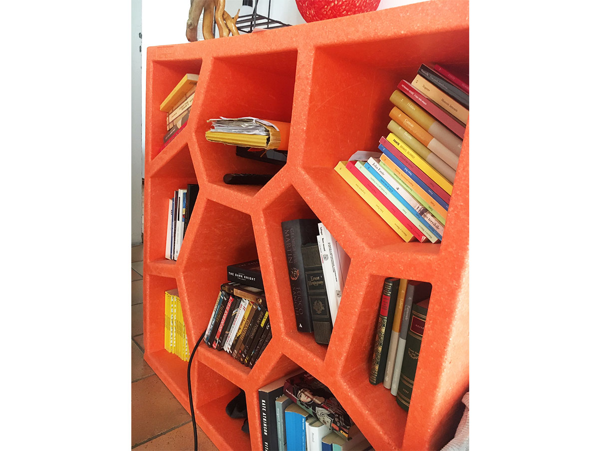 Opus Incertum bookcase (orange), Casamania Deesup