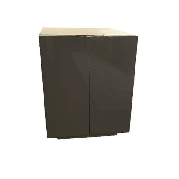 Harvey Line container with 2 shelves (anthracite), Minotti Deesup