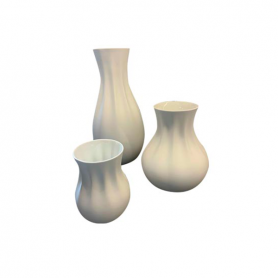Vaso moderno deco vaso da fiori vaso da tavolo vaso in ceramica argento antracite 18.5x17.5 cm Vaso moderno deco vaso da fiori vaso da tavolo vaso in ceramica argento antracite 18.5x17.5 cm