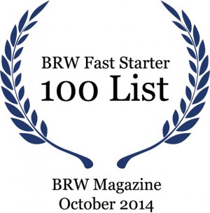 BRW Fast Starter 100 list