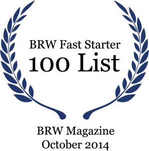 BRW Fast Starter 100 list
