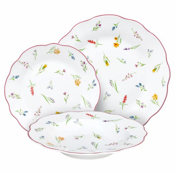 SERVIZIO PIATTI PZ.18 CAPPETTATA MILLEFIORI  TOGNANA