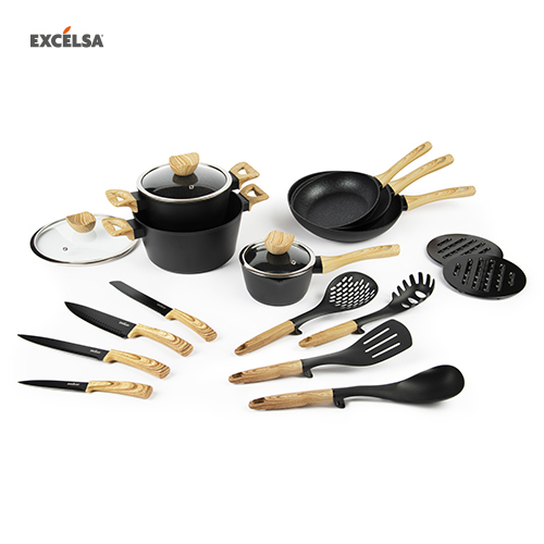 BATTERIA 19 PZ BLACK WOOD