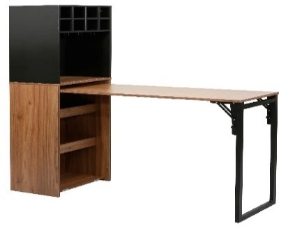 BAR-THEKE GRANCRU, DUNKELBRAUN / SCHWARZ