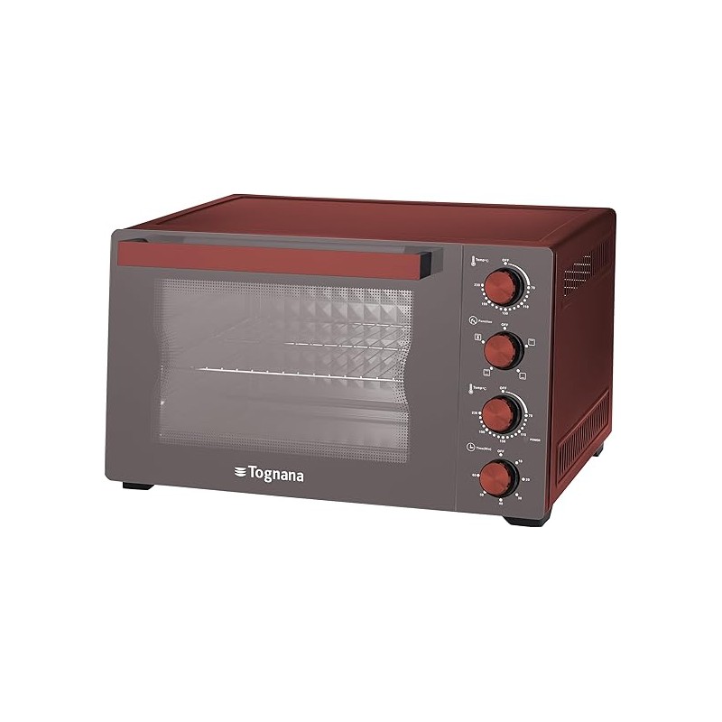 FORNO ELETTRICO 60 LT 1900W 70-230C  IRIDEA ROSSO TOGNANA