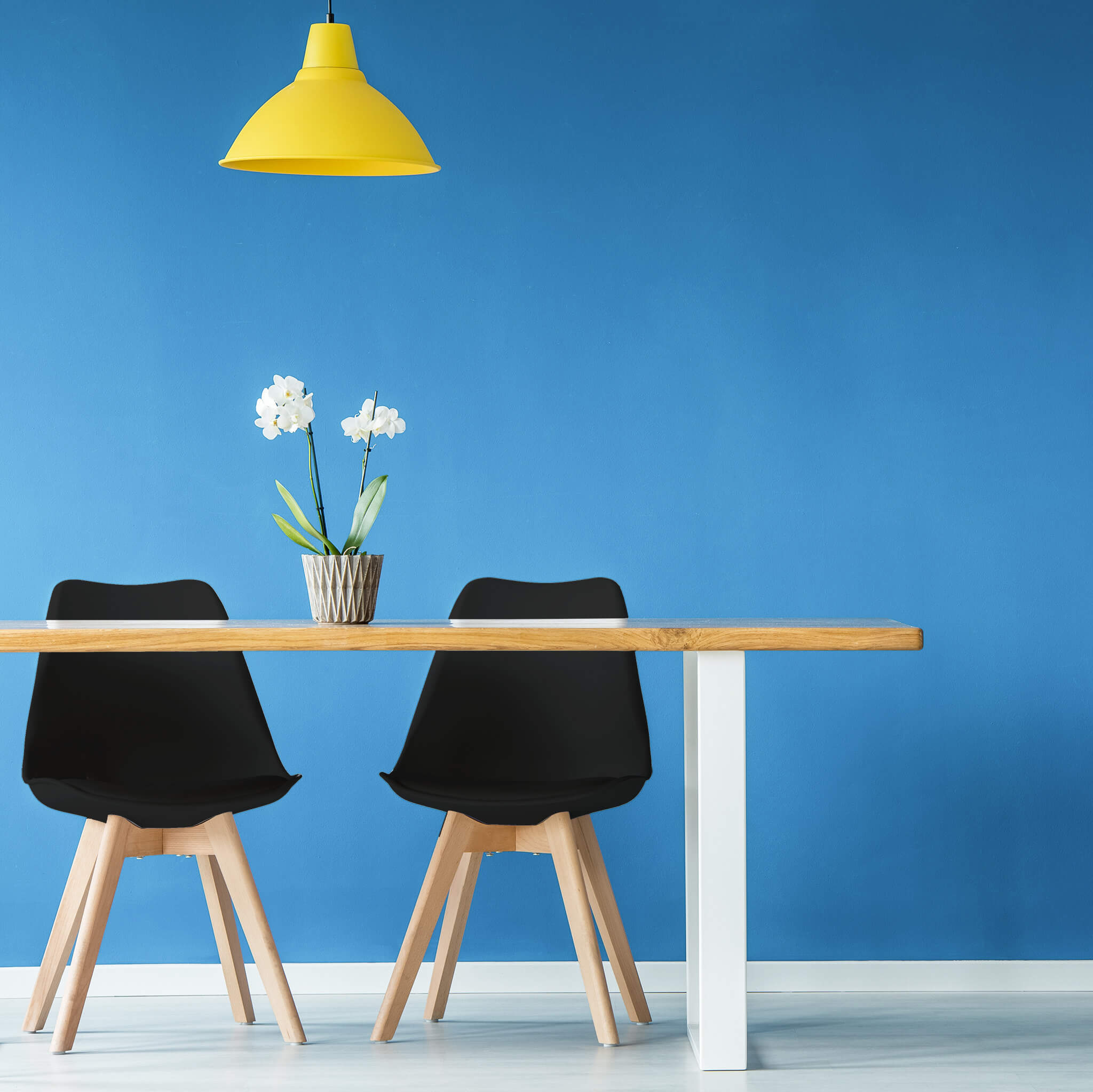 SEDIA MARSIGLIA NERA SET 4 PZ