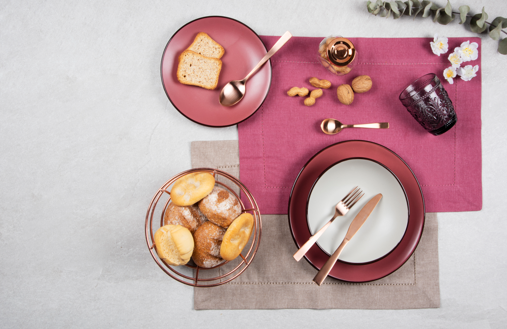 TAFELSERVICE 18 TEILIG PINK MOON 