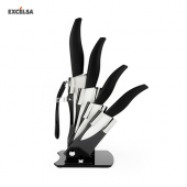 CEPPO COLTELLI 4 PZ + PELAPATATE CERAMICA