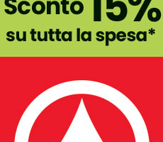 -15% su tutta la spesa