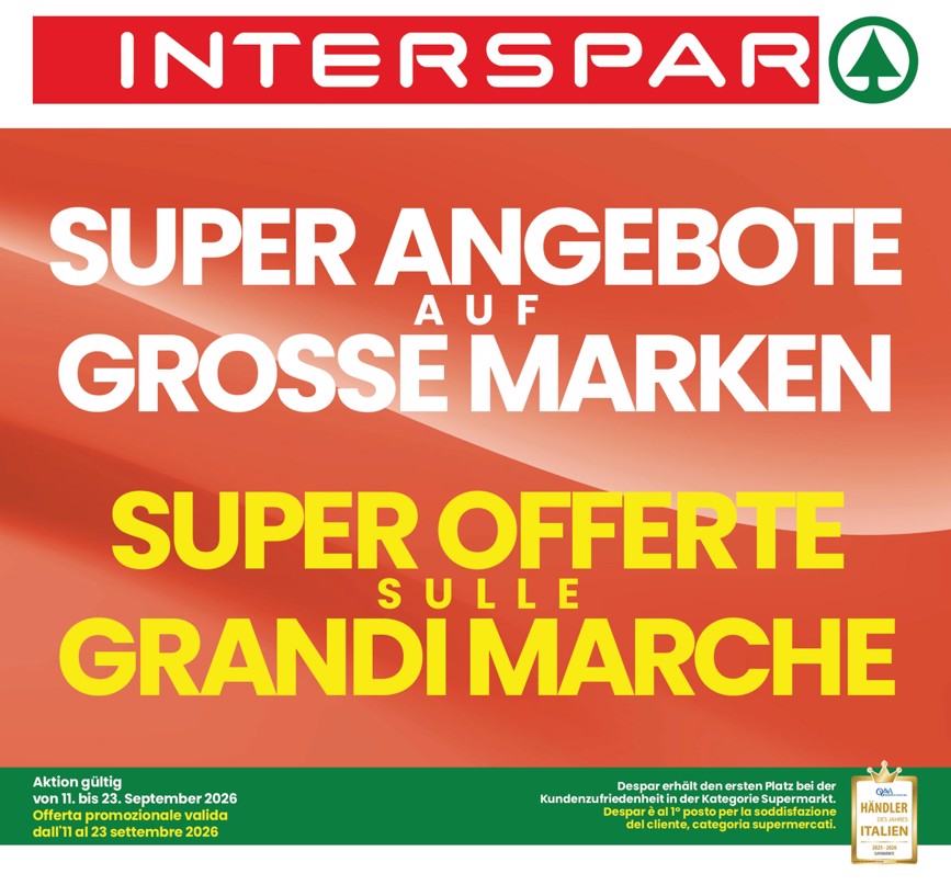 Super Offerte sulle Grandi Marche