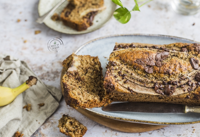 Banana bread al cioccolato