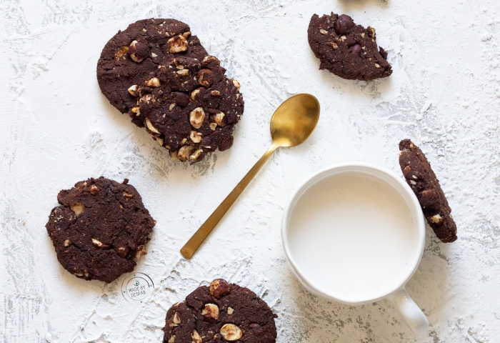 Biscotti di fagioli al cioccolato