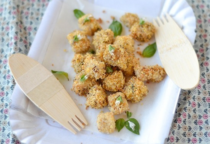 Bocconcini di pollo al forno