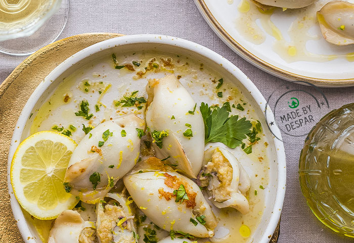 Calamari ripieni con alici
