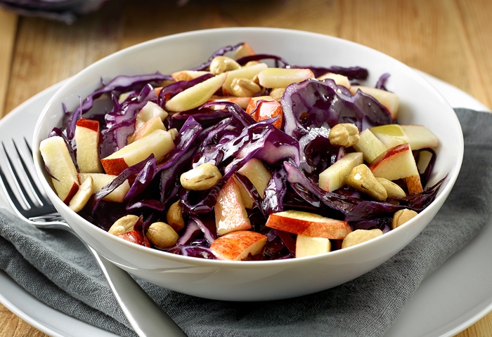 Cavolo viola e mela