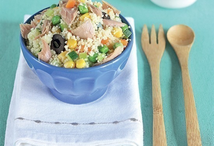 Cous cous con verdure e tonno