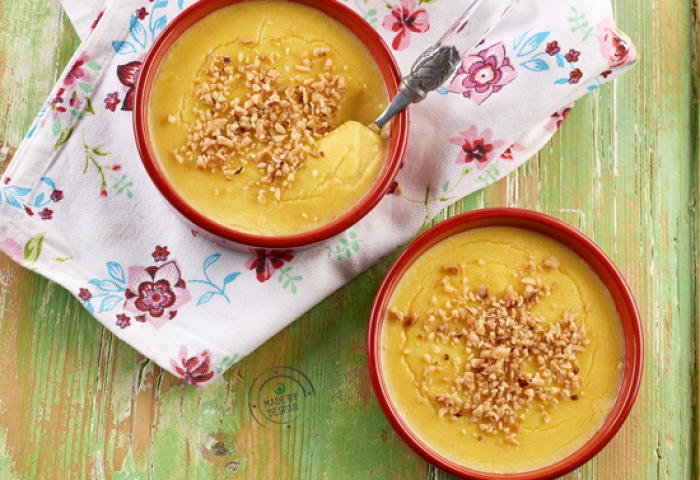 Crema cotta di miglio all’arancia