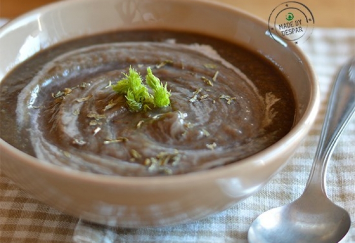 Crema di carote viola e finocchio