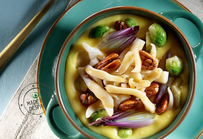 Crema di patate e cavolfiore alla curcuma